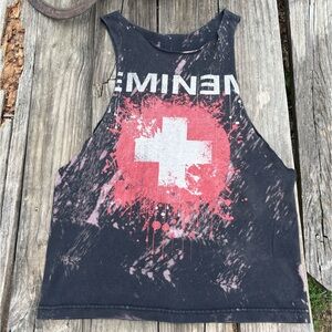 Bleached Out Vintage Eminem Muscle T-Shirt!